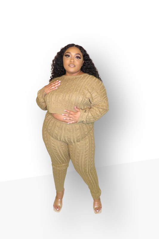 Caramel Delight Sweater Set